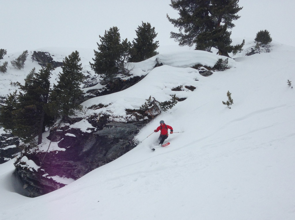 tasty! (skier: S. Waud; photo credit: J. Chung)