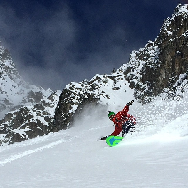 shreddin' it (rider: J. Auerbach; photo credit: S. Waud)