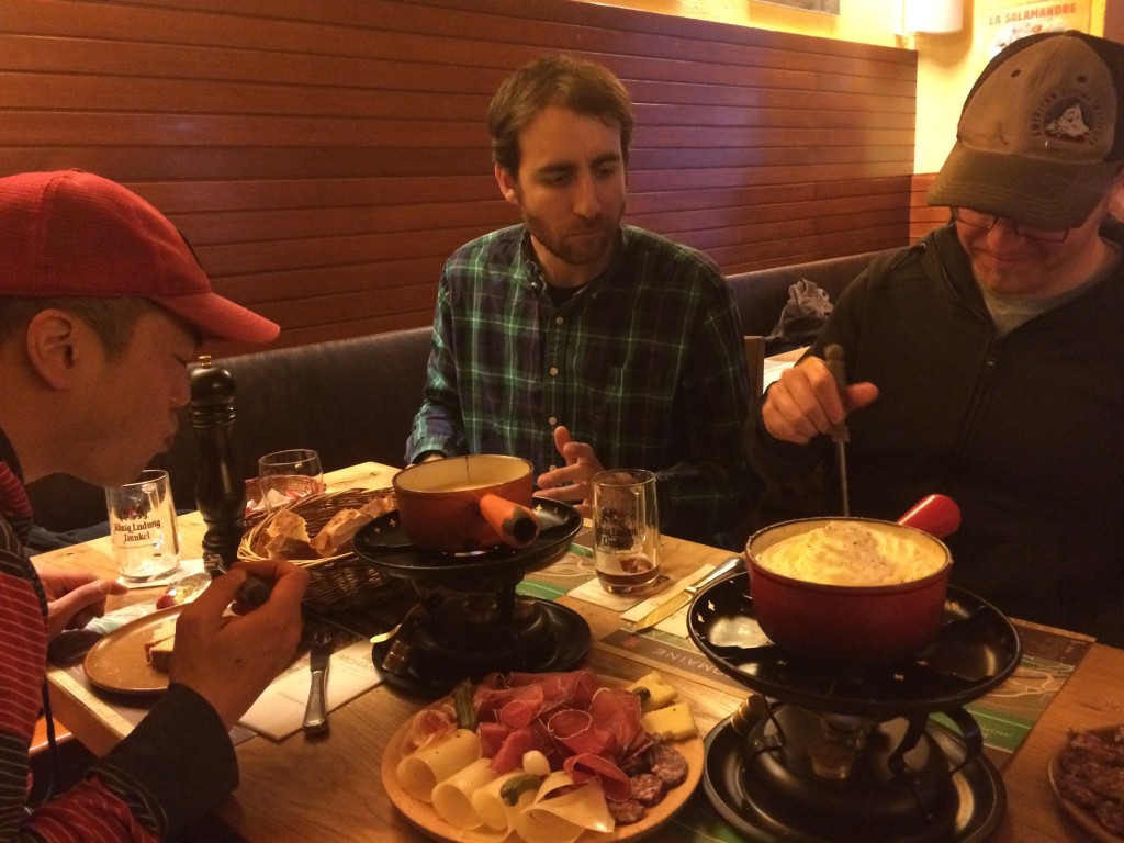 fondue! (photo credit: R. Kappe)