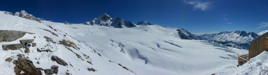 Made it to the hut (photo credit: J. Auerbach)