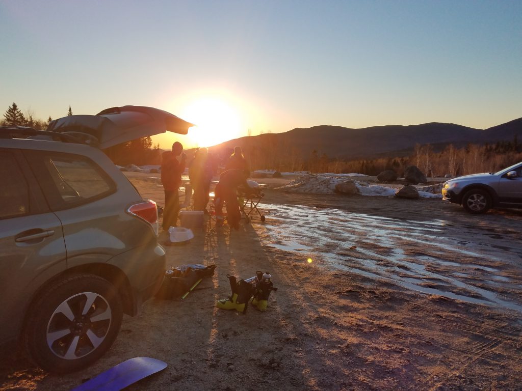 Sunset tailgate.